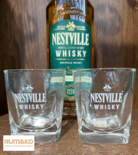 Nestville Whisky Blended 40% 0,7l se 2 skleničkami