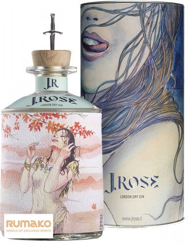 J.Rose London Dry Artisan Gin JR07 43% 0,7l v dárkové tubě