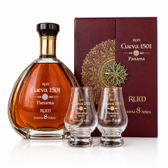 Rum Cueva 1501 Clasco Viejo 40% 0,7l - 8 + sklenička jako DÁREK