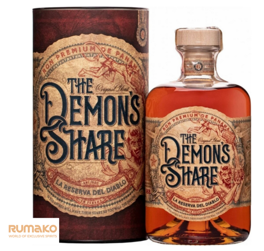 Demon's Share 6 YO Rum 41% 70 v dárkové tubě