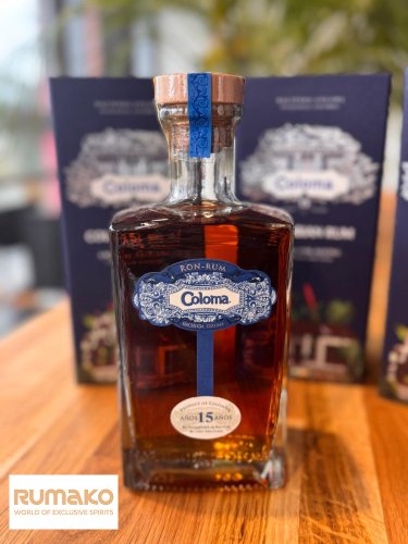 Coloma 15 Colombian Rum 40% 0,7l - zraněná - lehce poškozená krabička
