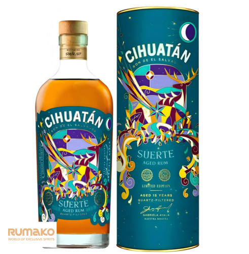 Cihuatan Le Suerte Rum 44,2% 0,7l v tubě - limitováná edice