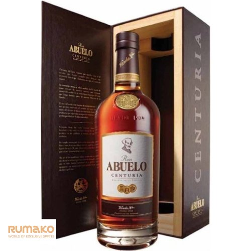 Ron Abuelo Centuria 40% 0,7l v dřevěné dárkové krabci