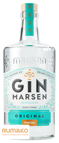 Gin Marsen Original 42% 0,7l v dárkovém balení se skleničkou