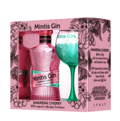 Mintis Amarena v dárkové kazetě se sklenicí 70cl. 41,8% vol.