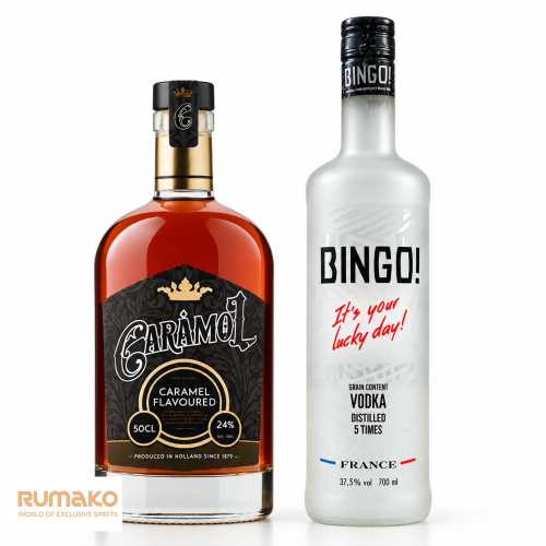 Caramol 24% 0,5l + Bingo 37,5% 0,7l