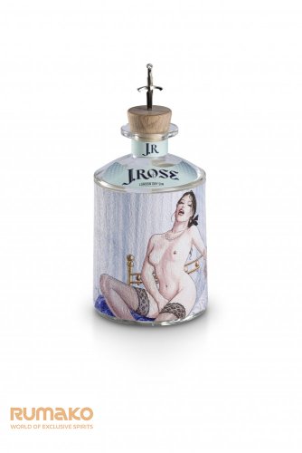 J.Rose London Dry Artisan Gin JR06 43% 0,7l v dárkovém boxu s obrazem a2 skleničkami