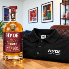 Hyde Whiskey 1922 No.4 Single Malt Rum Finish 46% 0,7l + Tričko Hyde XXL