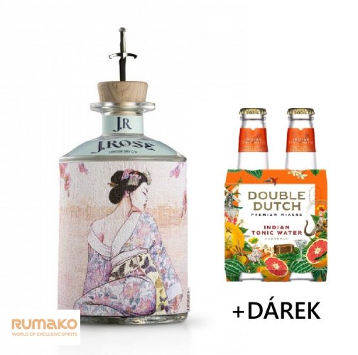 J.Rose London Dry Artisan Gin JR08 43% 0,7l + 4x tonik jako DÁREK