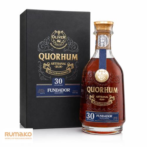 Quorhum 30 Fundador Anniversario  42% 0,7l   + 2 skleničky QR M v dárkové krabičce