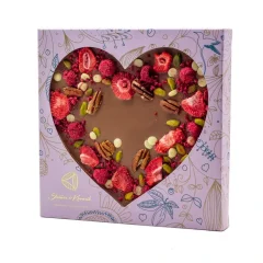 Srdce z mléčné čokolády, 190g