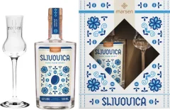 Marsen Slivovica TRADITIONAL 42% 0,5l v dárkové krabičce se skleničkou