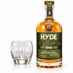 Hyde Whiskey 1916 No.3 Single Grain 6YO bourbon 46% 0,7l +  sklenička Hyde whisky