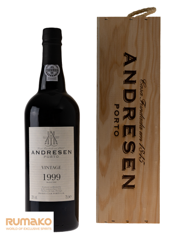 J.H. Andresen Vintage 1999 Port 20% 0,75l v dřevěné krabičce