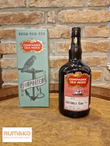 Compagnie des Indes Guatemala 12YO 43% 0,7l v dárkové krabičce