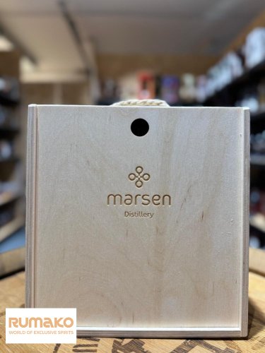 Marsen Marhulovica TRADITIONAL 42% 0,7 v dřevěném boxu se 2 skleničkami