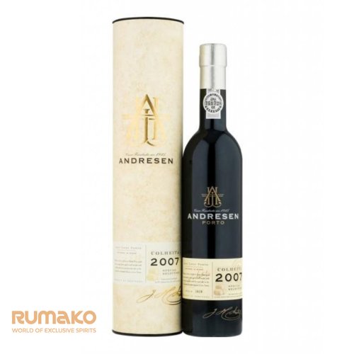 J.H. Andresen Colheita 2007 Port 0,5l v dárkové tubě