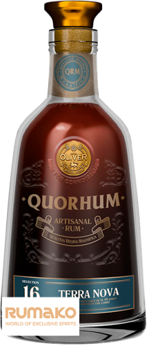Quorhum 16 Terra Nova Rum 40% 0,7l + 2 skleničky QRM v dárkové krabičce