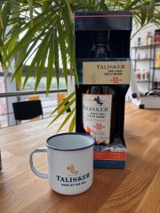 Talisker 10 y.o. 45,8% 0,7 l v dárkové krabičce s plechovým hrnkem