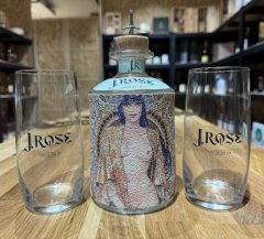 J.Rose London Dry Artisan Gin JR02 43% 0,7l + dvě sklenice jako dárek