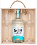 Gin Marsen Original 42% 0,7l v dřevěném boxu se skleničkami