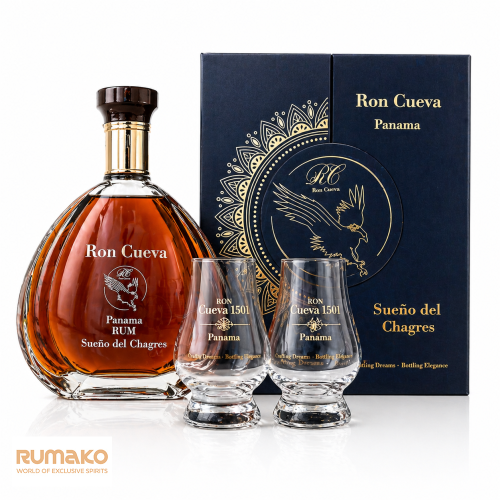 Rum Cueva 1501 25 Sistema Solera  40% 0,7l + 2 skleničky jako DÁREK