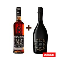 Black Tears Spiced Rum 40% 0,7l + 075 Carati Millesimato Extra Dry jako DÁREK