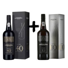 Portské J.H. Andresen DUO = 40 Year Old Port 20% 0,75l + 10 Yaars old port