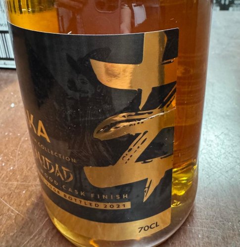 ZAKA Trinidad 13YO Japanese Whisky Wood Cask Finish - zraněná
