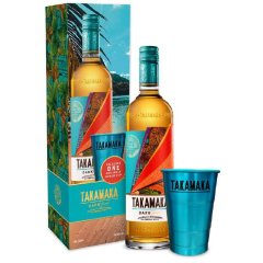 Takamaka Dark Spiced 38% 0,7l s plážovým kelímkem