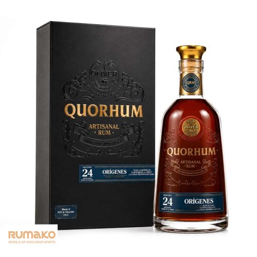 Quorhum 24 Origenes  40% 0,7l v dárkové krabičce + 2 skleničky QRM v dárkové krabičce