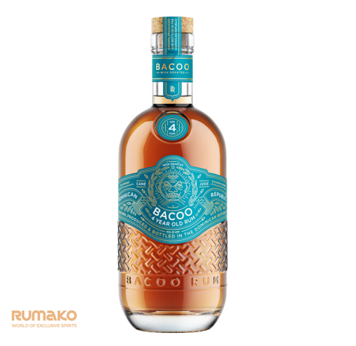 Bacoo 4 YO Rum 40% 0,7l v dárkové krabičce