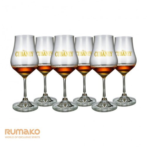 Cubaney 6x degustační sklenička 150 ml