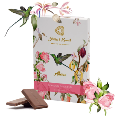 Aluna - čokoláda 55% s růží, 70 g