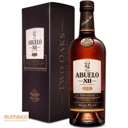 Ron Abuelo Two Oaks 40% 0,7l v dárkové krabičce