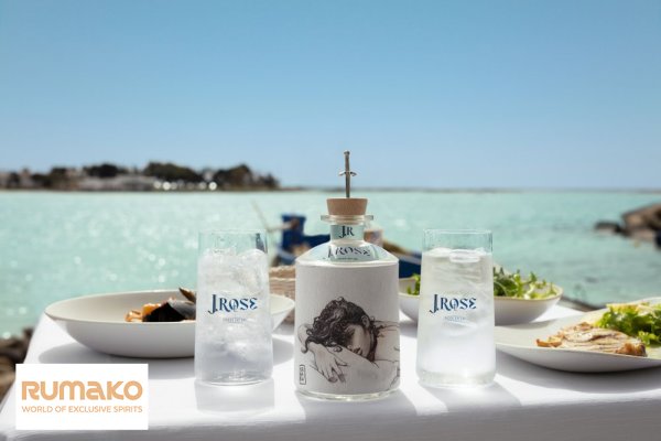 8+1 J.Rose Flamenco Gin 43% 0,7l lahve JR012345689 + Flamenco jako DÁREK