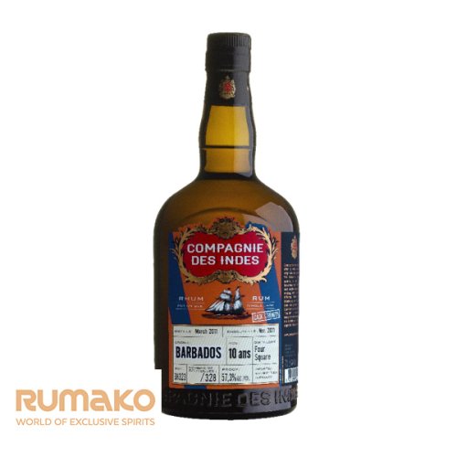 Compagnie des Indes Barbados 10YO Cask Strength 57,3% 0,7l v dárkové krabičce
