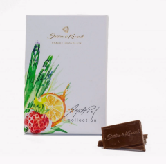 Stainer & Kovařík bílá čokoláda s chřestem a jahodami 40% 070g