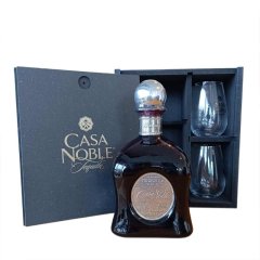 Casa Noble Añejo 40% 0,7l v dřevěném boxu + 2 skleničky