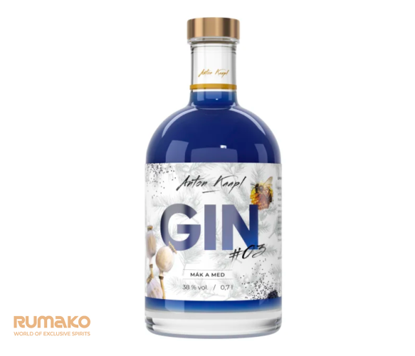 Anton Kaapl Gin 03 Mák a Med 38% 0,5l
