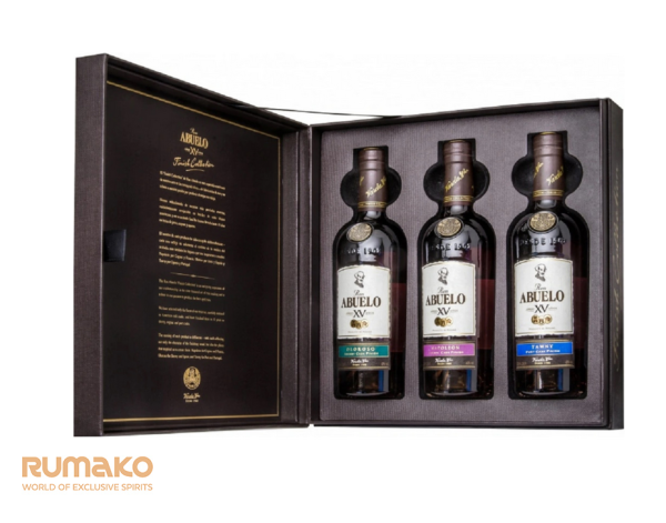Ron Abuelo XV Finish Collection 40% (3x0,2l) v dárkovém balení