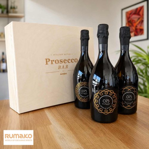 Prosecco bar 075 Carati - bedna plná Itálie
