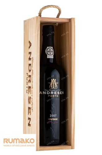 J.H. Andresen Vintage 2007 Port 20% 0,75l v dřevěné krabičce