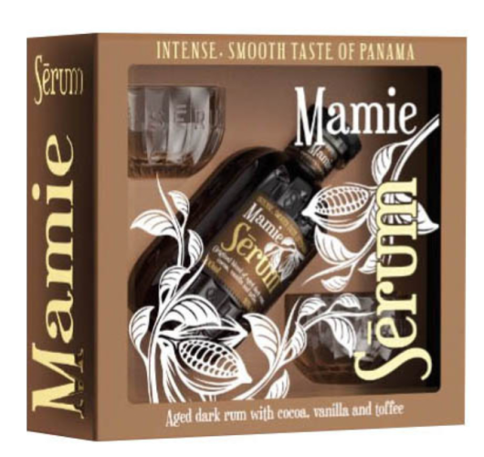 Serum Mamie dárková kazta se skleničkami 70cl 40% vol.