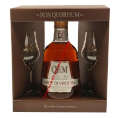 Quorhum 12 Sistema Solera 40% 0,7l v dárkovém boxu se 2 skleničkami-KOPIE