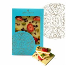 Mandala štěstí bílá 60g