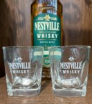 Nestville Whisky Blended 40% 0,7l se 2 skleničkami
