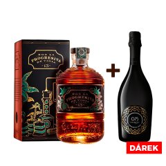 Ron La Progresiva de Vigia Mezcla 13 41% 0,7l v dárkové krabičce + 075 Carati Proseco Brut jako DÁREK