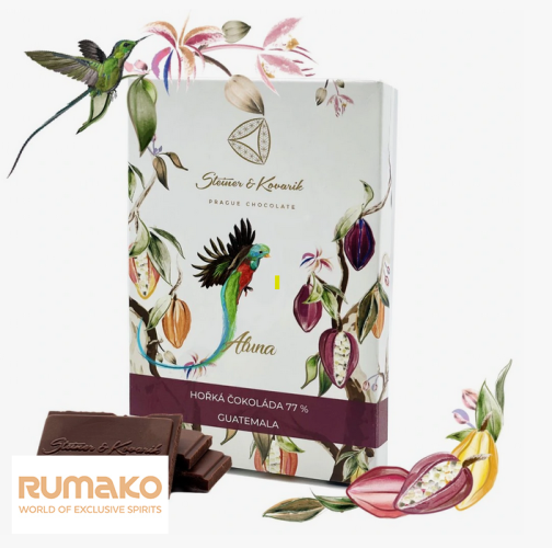 Aluna - hořká čokoláda 77%, Guatemala, 70g