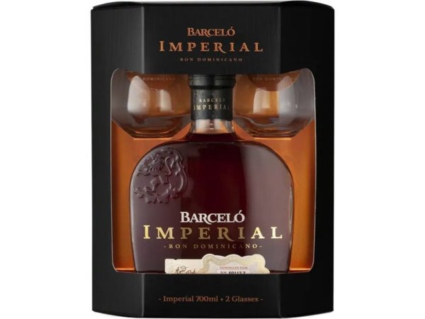 Barcelo Imperial 38% 0,7l + dvě skleničky